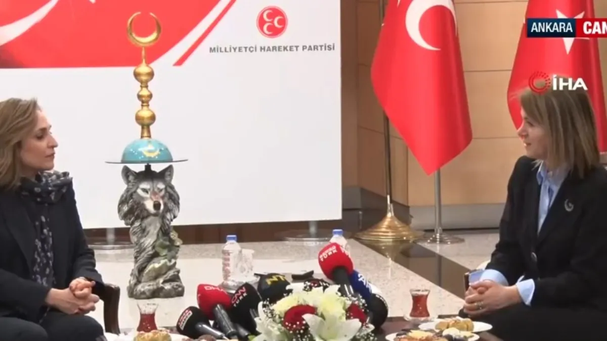 MHP ve DEM Parti arasında ilk bayramlaşma MHP ve DEM Parti arasında ilk bayramlaşma