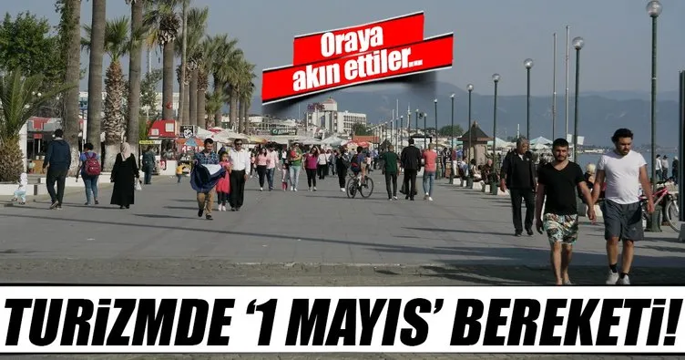 Turizmde 1 Mayıs bereketi!