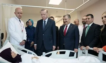 Başkan Erdoğan’dan Antalya Şehir Hastanesinde tedavi gören hastalara ziyaret
