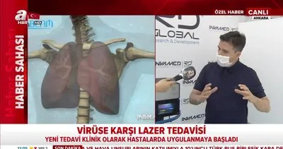 Türkiye’den koronavirüse Kovid-19 karşı lazer tedavisi | Video