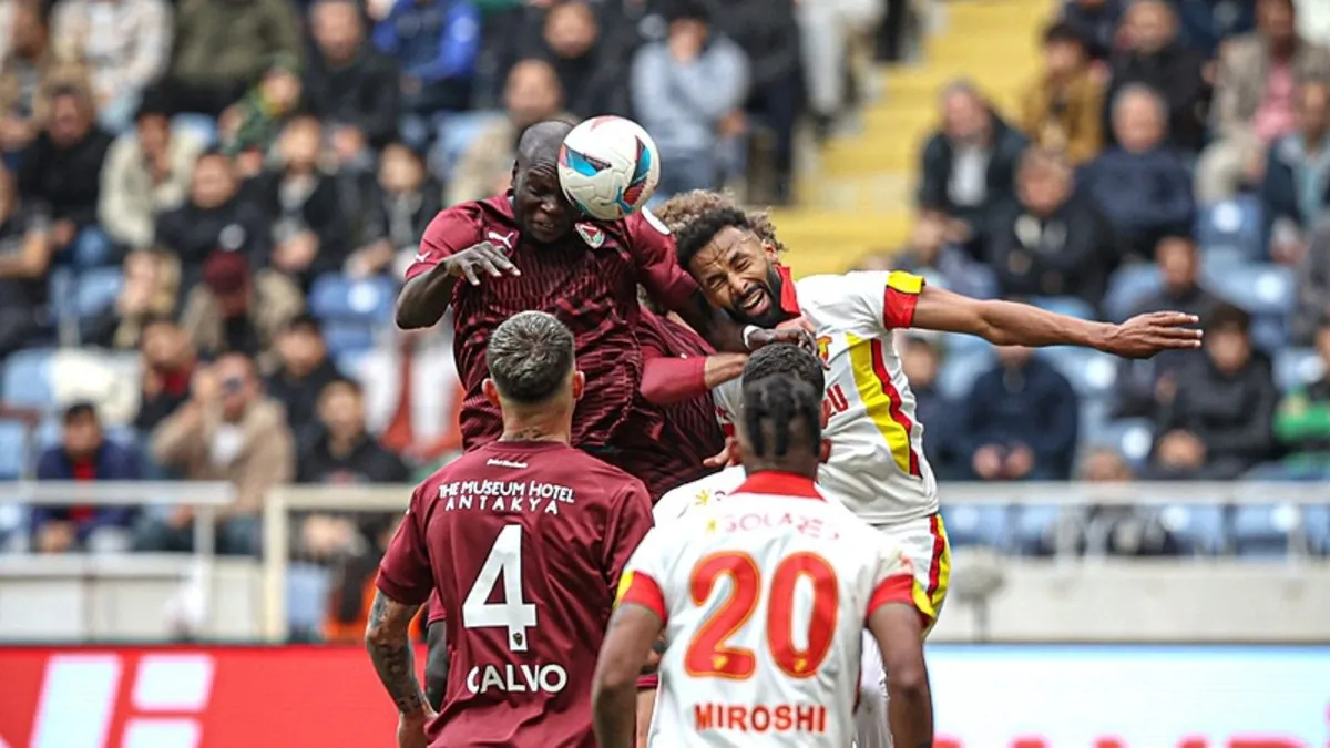 Hatayspor - Göztepe maçında kazanan yok!