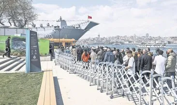 TCG Anadolu’yu 5 günde 61 bin kişi ziyaret etti