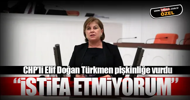 CHP’li Elif Doğan pişkinliğe vurdu