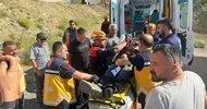 Sivas’ta göçük altında kalan iki işçi yaralandı