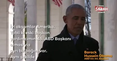 Eski ABD Başkanları; Bush, Clinton ve Obama’dan flaş Joe Biden - Kamala Harris açıklaması | Video