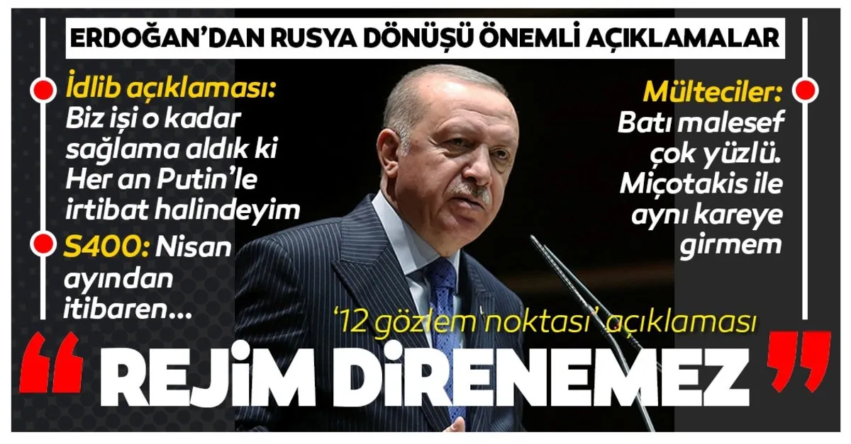 Baskan Erdogan Dan Rusya Donusu Son Dakika Aciklamalari M4 M5
