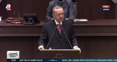 Cumhurbaşkanı Erdoğan’dan AK Parti Meclis Grup Toplantısında flaş açıklamalar | Video
