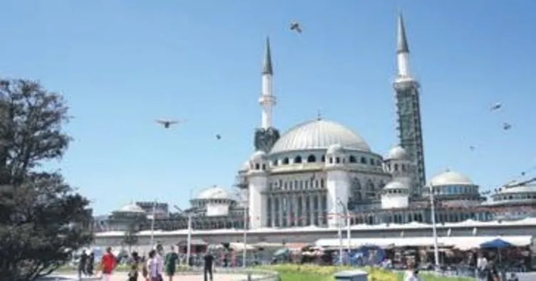 Taksim Camisi yıl sonunda tamam
