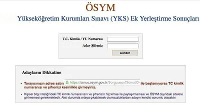 YKS EK YERLEŞTİRME SONUÇLARI | YKS ek tercih yerleştirme sonuçları ne zaman, hangi tarihte açıklanacak?