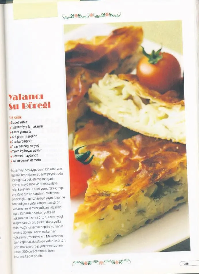 Yalancı su böreği ELİF KORKMAZEL