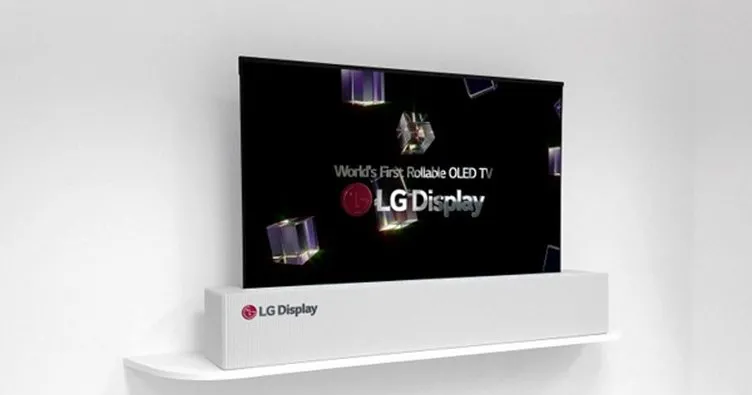 CES 2018: LG, 65 inç’lik rulo olabilen OLED ekranını tanıttı