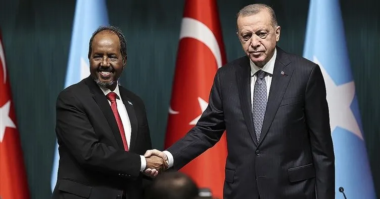 Başkan Erdoğan Somali Cumhurbaşkanı Mahmud ile görüştü