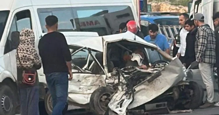 Şanlıurfa’daki trafik kazasında 3 kişi yaralandı