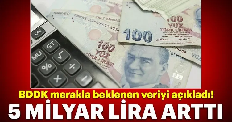 Bankacılık sektörünün kredi hacmi arttı!