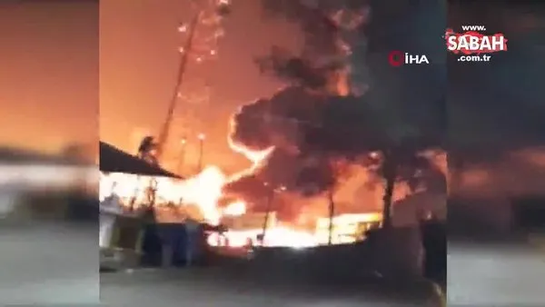 Meksika’da petrol rafinerisinde yangın: 4 yaralı | Video
