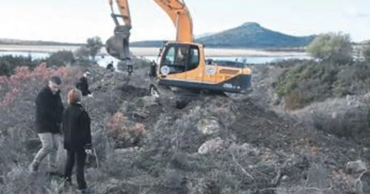 İris Gölü yeniden kuşların