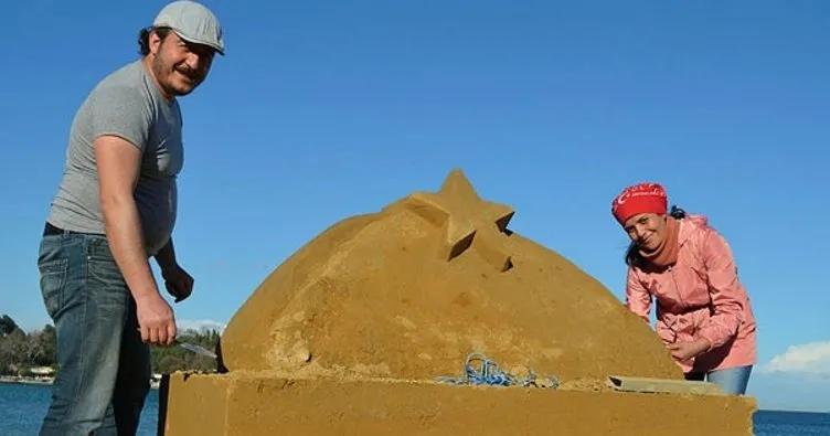 Gelibolu’da kumdan heykeller sergilenecek
