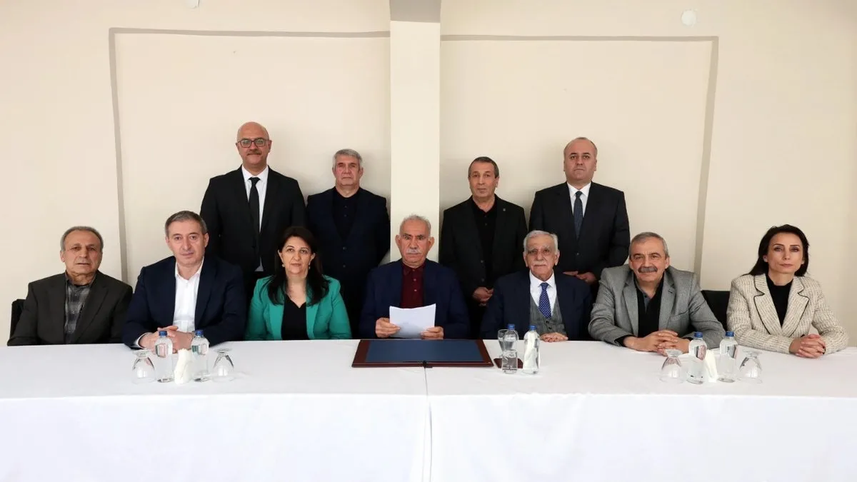 DEM Parti'den İmralı ziyareti sonrası açıklama