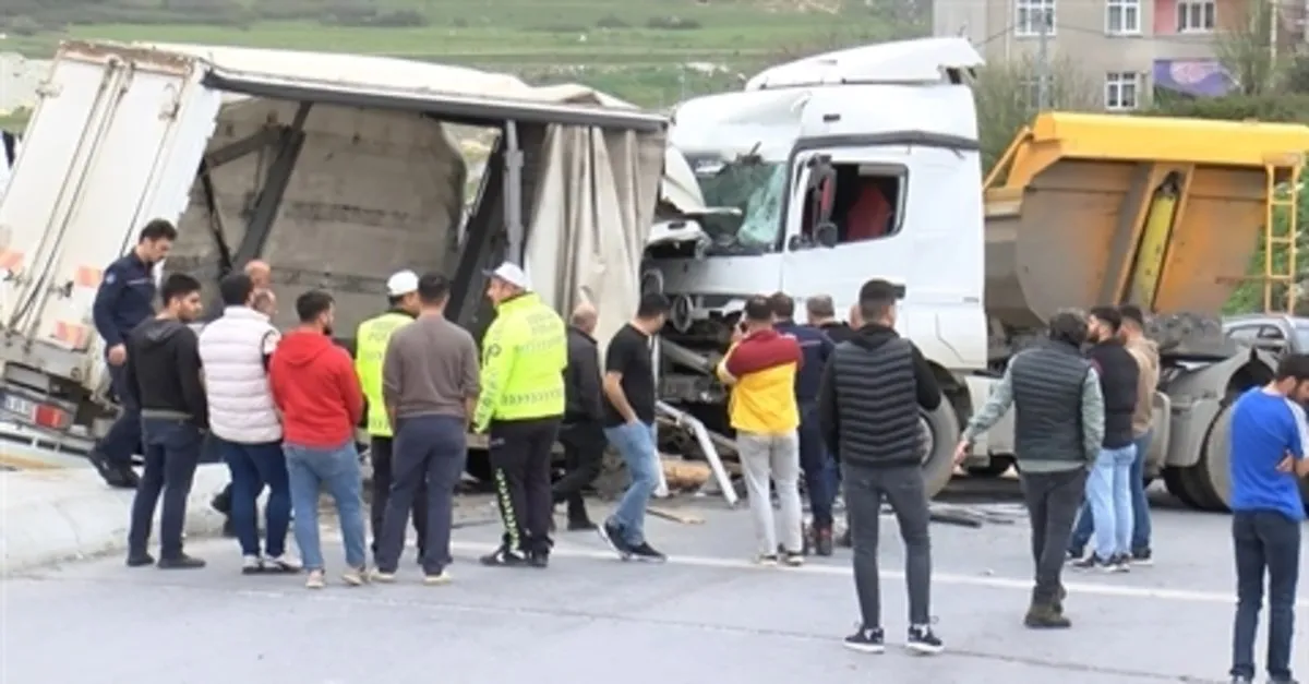 Başakşehir'de hafriyat kamyonu dehşeti 2 yaralı var