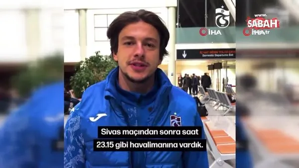 Trabzonsporlu oyuncular büfeden aldıkları çikolataların parasını not yazarak bıraktılar | Video
