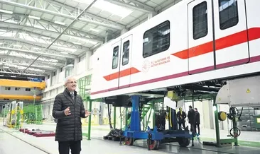 Yerli tren setinde seri üretim başladı