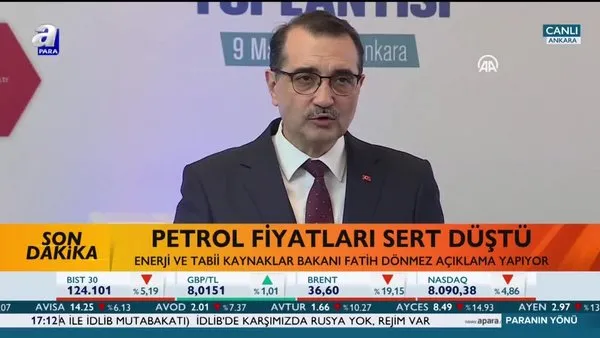 Bakan Dönmez'den canlı yayında petrol fiyatları açıklaması | Video