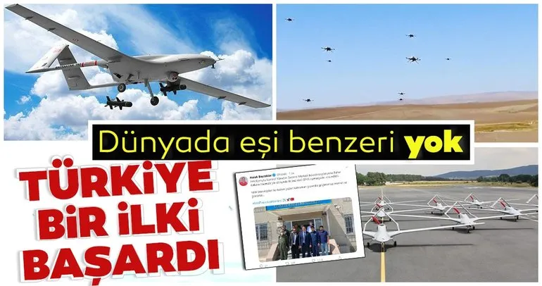 Sürü SİHA operasyonunu dünyada ilk kez Türkiye yaptı
