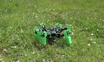 Öğrencilerden askeri operasyonlar için örümcek robot