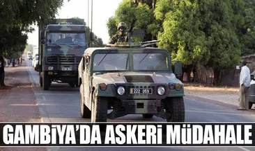 Senegal ordusu Gambiya’ya girdi