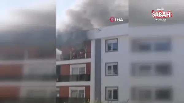 Antalya'da bir evde yangın çıktı! Baba, üvey kızının yangında can verdiğini o anda anladı! | Video