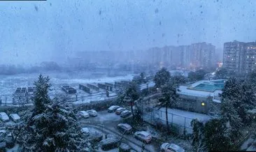 İstanbul’da kar yağışı akşam saatlerinde etkisini sürdürüyor #istanbul