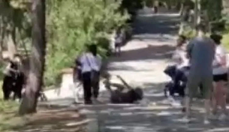 Maçka Parkı’nda dehşete düşüren görüntü: Kendisini uyaran kadın ve adama kabusu yaşattı!