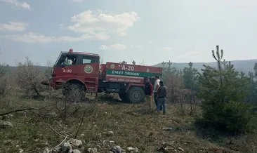 Kütahya’da 50 dönüm karaçam ormanı yandı