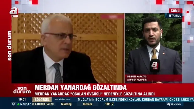 Bebek katili Öcalan'a övgüler düzmüştü! Merdan Yanardağ gözaltına alındı | Video