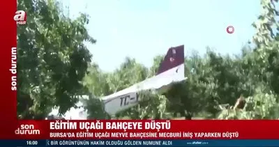 SON DAKİKA: Bursa’da eğitim uçağı bahçeye düştü: 2 yaralı! Olay yerinden ilk görüntüler... CANLI YAYIN