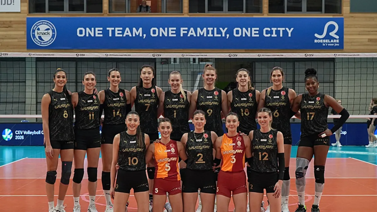 Galatasaray Kadın Voleybol Takımı set vermeden galip! Galatasaray Kadın Voleybol Takımı set vermeden galip!