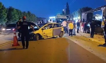 Düğün salonu önünde kaza: 4 yaralı