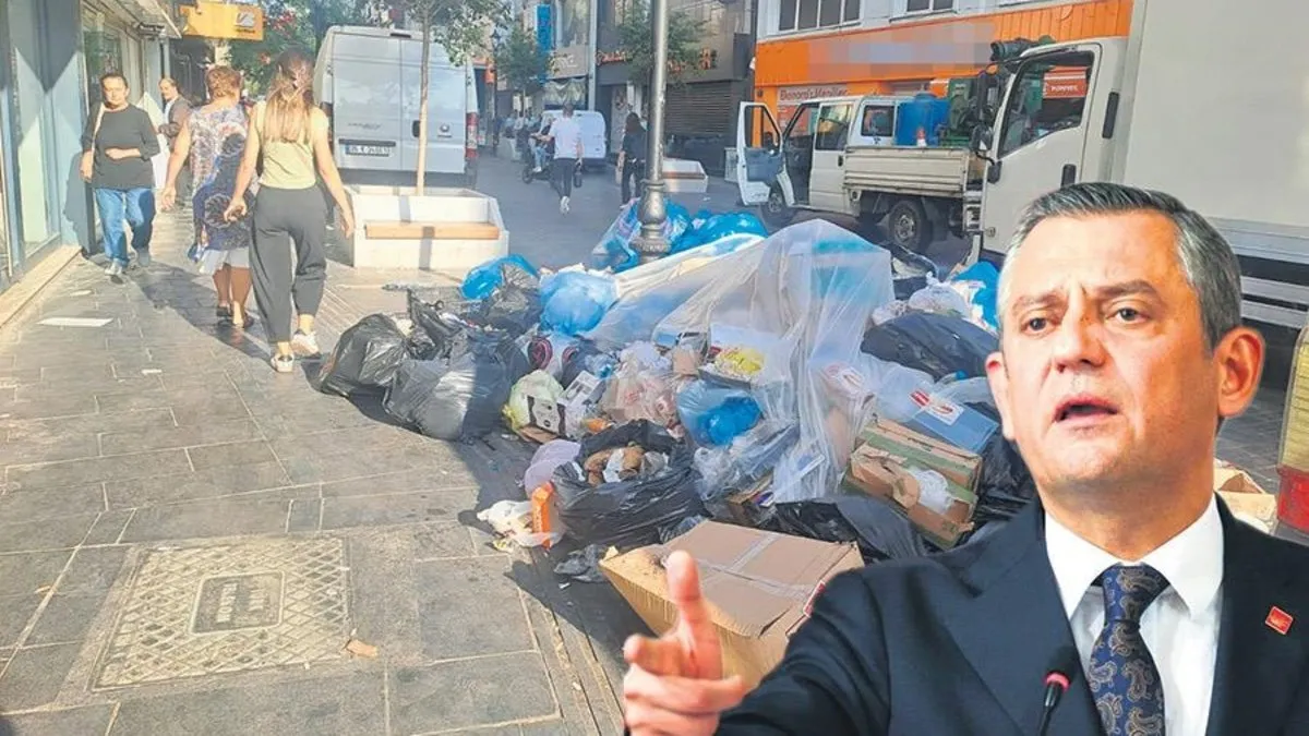 İzmir'deki çöp krizi vatandaşı bezdirdi! Özgür Özel'e çağrı: Silivri’ye gideceğine gel rezaleti gör