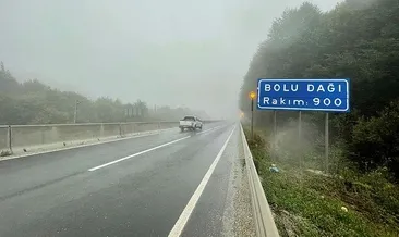 Bolu’nun yükseklerine kar yağdı