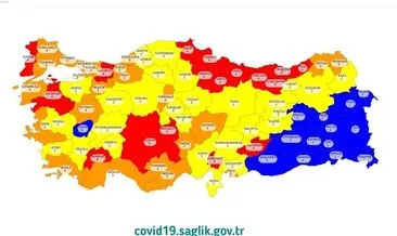 Sağlık Bakanlığı Türkiye risk haritası: İşte düşük, orta, yüksek ve çok yüksek riskli iller ile koronavirüs risk haritası!