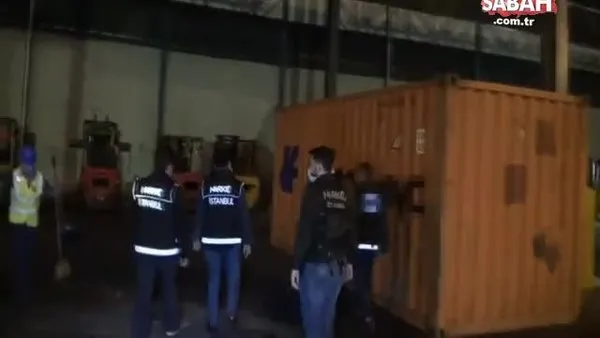 İlk defa deneyeceklerdi... 6 konteynerle suçüstü yakalandılar | Video