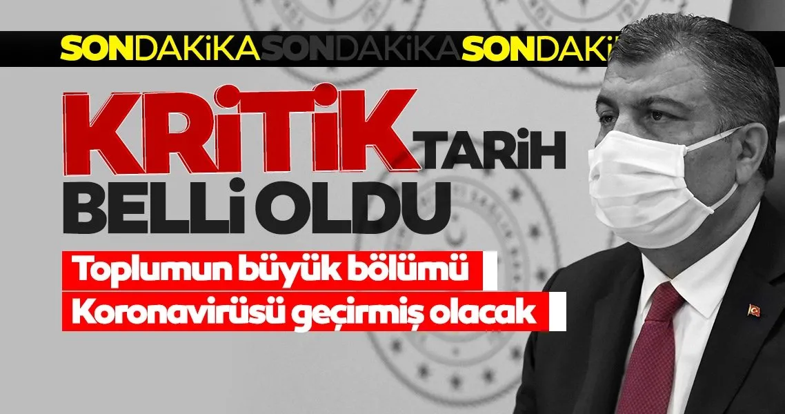 SON DAKİKA... Koronavirüste kritik tarih belli oldu! Toplumun büyük bölümü hastalığı geçirmiş olacak