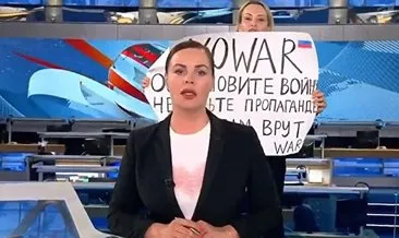 Rus kanalında ‘savaşa hayır’ protestosuna BM’den çağrı geldi