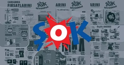 Şok aktüel 13-19 Mayıs kataloğu: Bu hafta Şok indirimlerinde neler var?