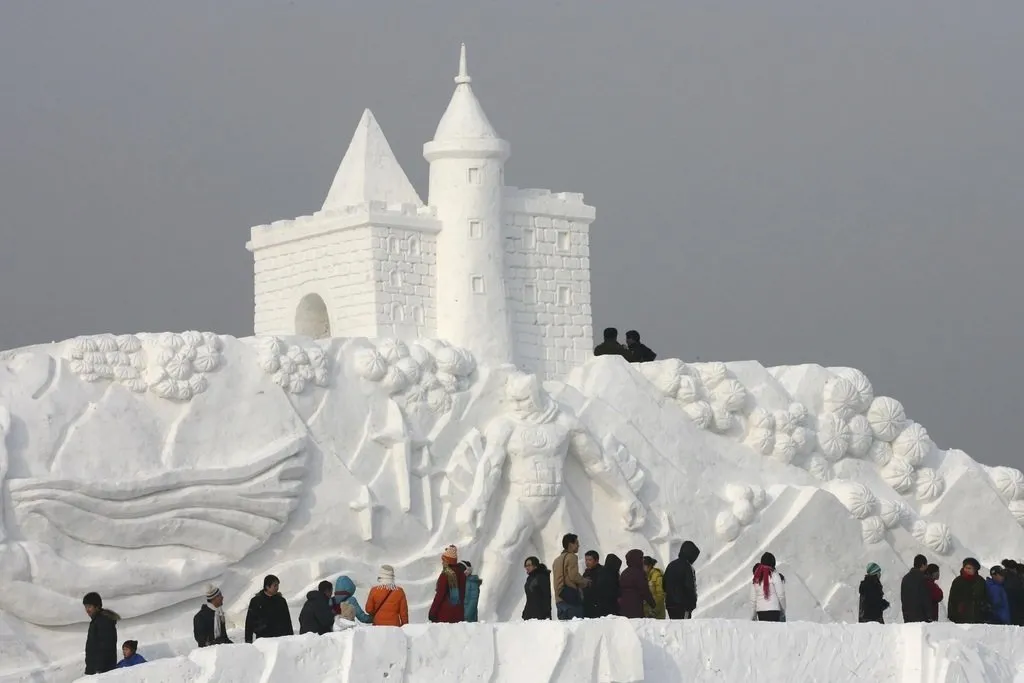 Крепость Из Снега Картинки