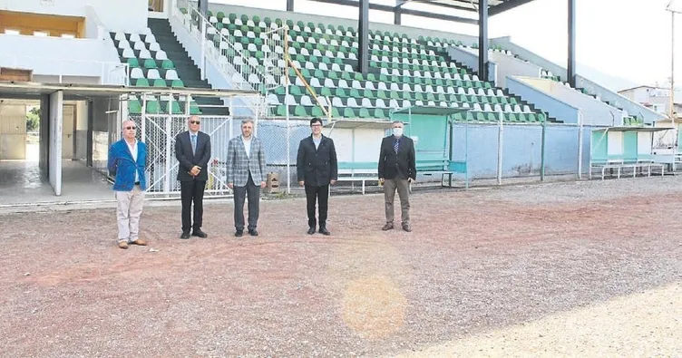 Anamur şehir stadı yeni yüzüne kavuştu