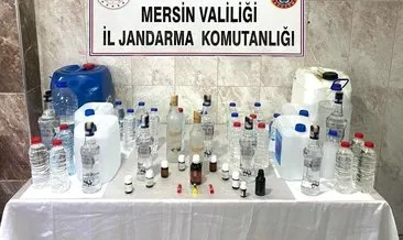 Jandarma’dan Tarsus’ta sahte içki operasyonu