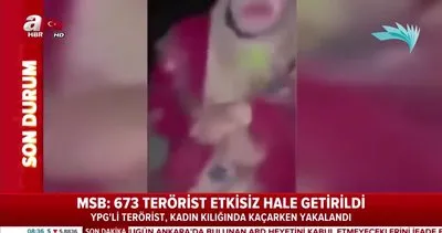 YPG/PKK’lı terörist kadın kılığında kaçarken makyajlı olarak böyle yakalandı!