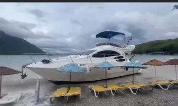 Muğla etkili yağışa teslim: Tekneler karaya vurdu, otomobiller sular altında kaldı... #mugla