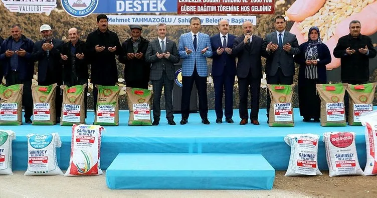 Gaziantep’de Şahinbey Belediyesinden 2 bin ton tohum